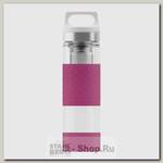 Термобутылка Sigg H&C Glass WMB Midnight 0.4 литра, розовая